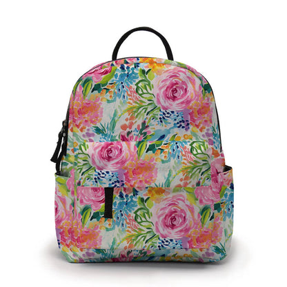 Mini Backpack - Floral Watercolors