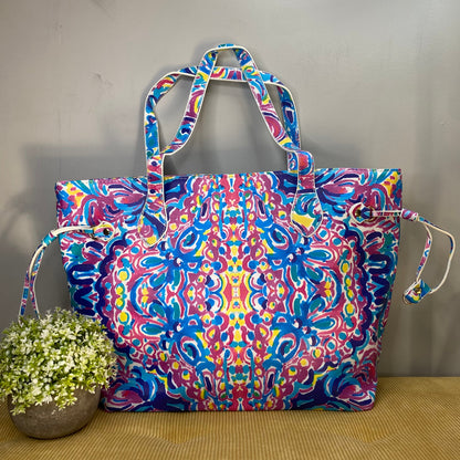 Carry All Tote - Abstract Peacock