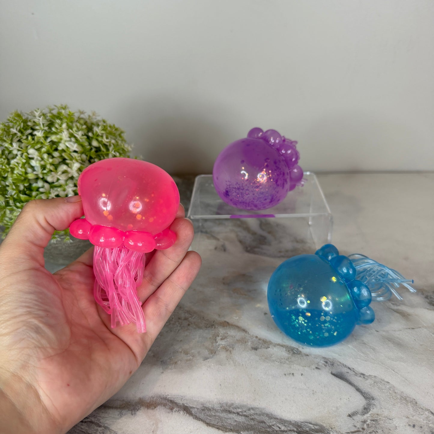 Squishy Toy - Glitter Jellyfish