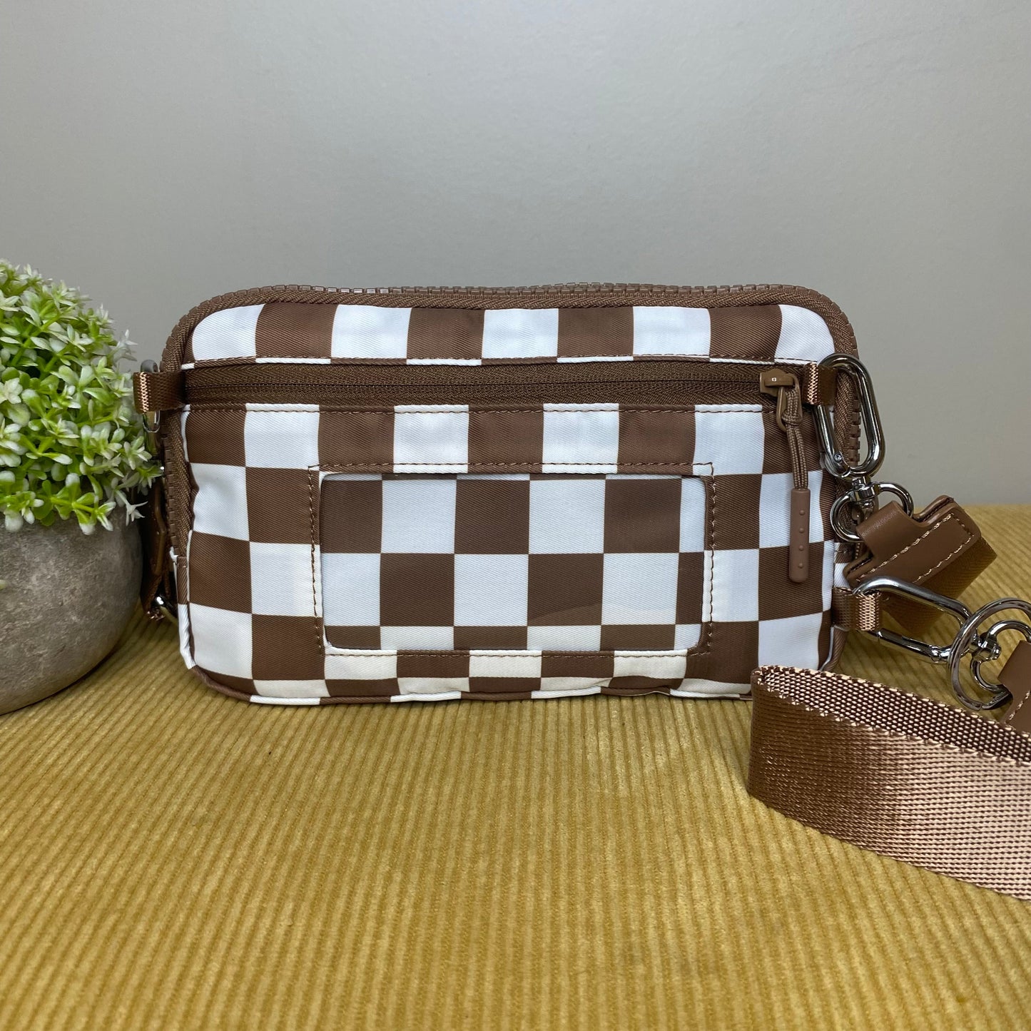 Remi - Nylon Crossbody Checkered - PREORDER