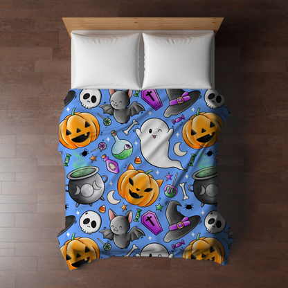 Blanket - Halloween - Blue Friends