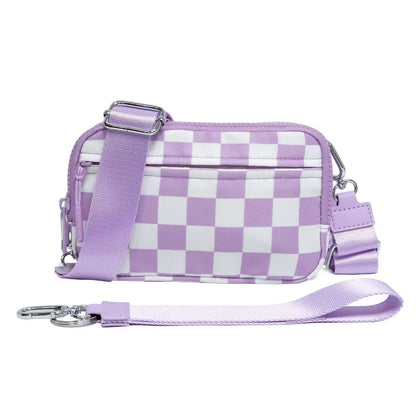 Remi - Nylon Crossbody Checkered - PREORDER