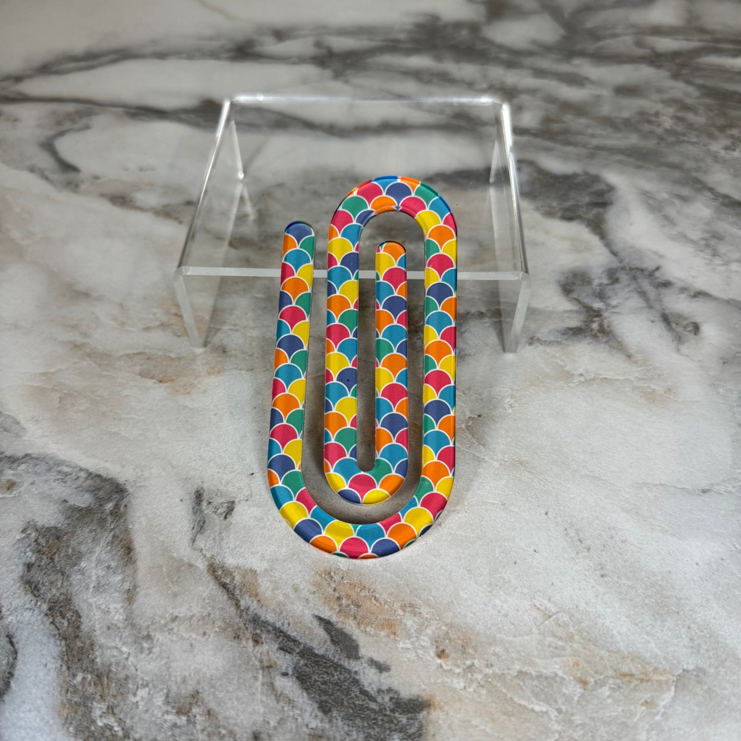 Jumbo Paperclip - Mermaid Rainbow
