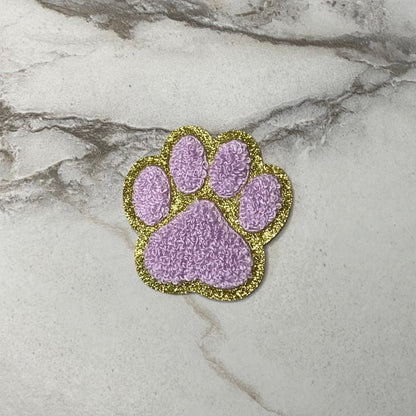 Chenille Patches - Paw Print