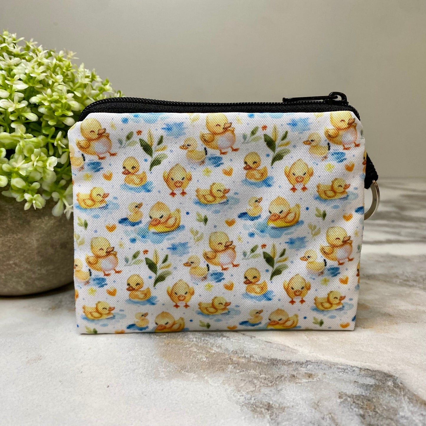 Mini Pouch - Yellow Ducks