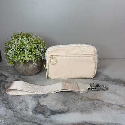 Rue - Nylon Wristlet Wallet - Beige