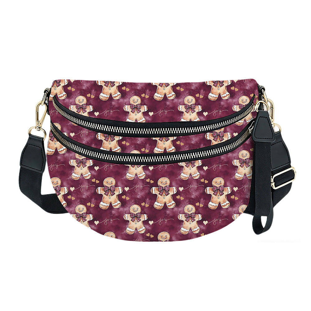 The Roni Nylon Crossbody - Christmas - Gingerbread Joy