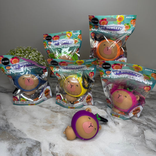 Fo Sqweezy Capybara Keychains Toy