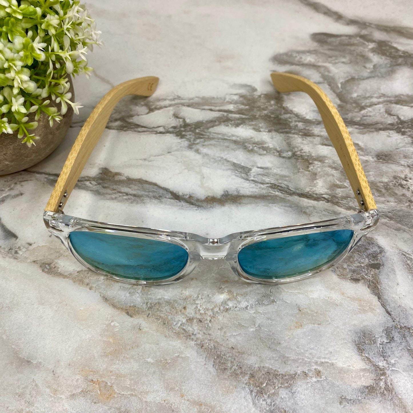 Sunglasses - Style A - Clear Blue