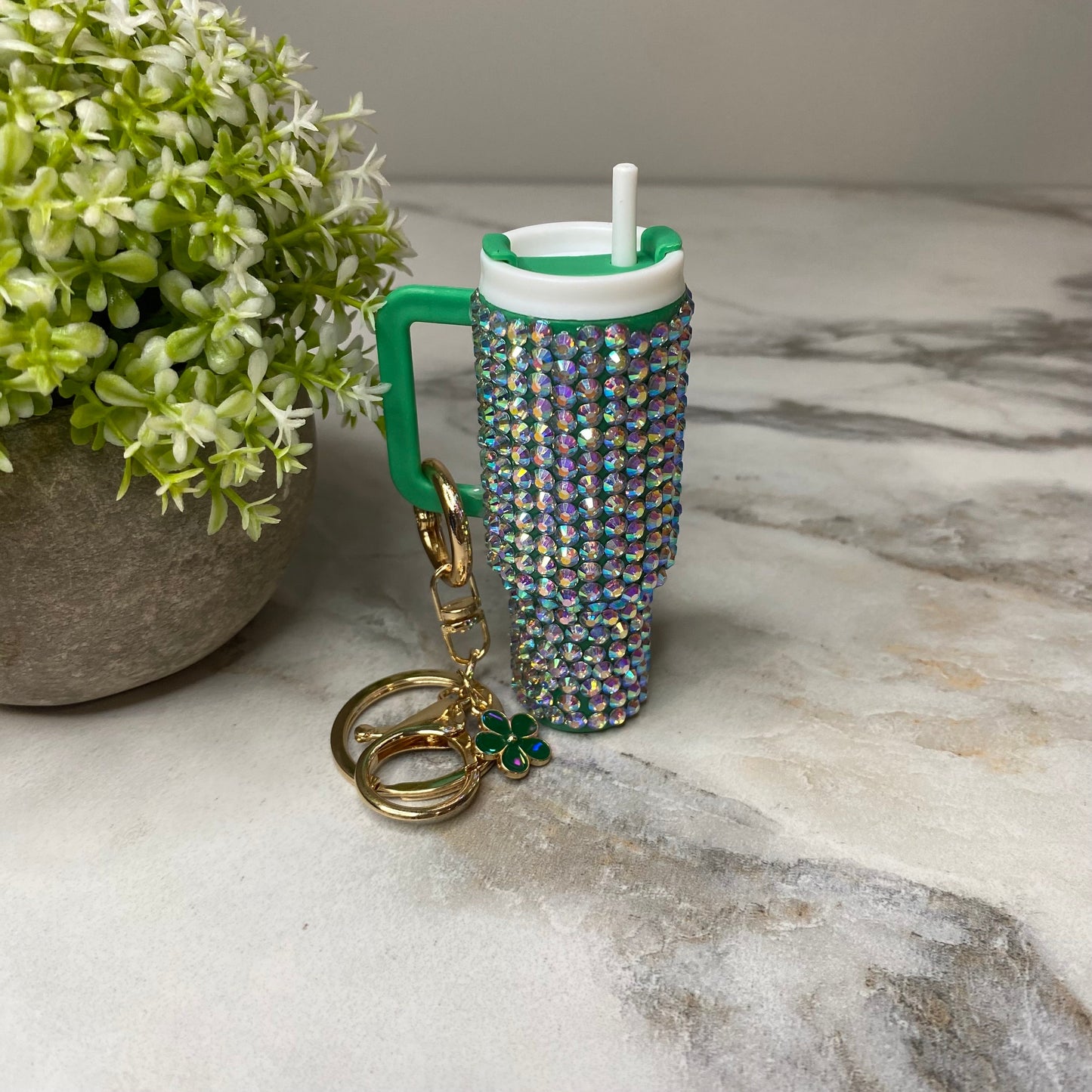 Keychain - Lip Balm Tumbler #4 Gems