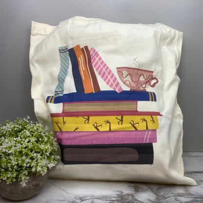 Tote Bag - Floral Books - #4