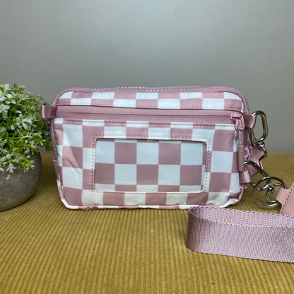 Remi - Nylon Crossbody Checkered