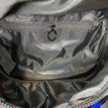 The Roni Nylon Crossbody - Checkered Colorful Black