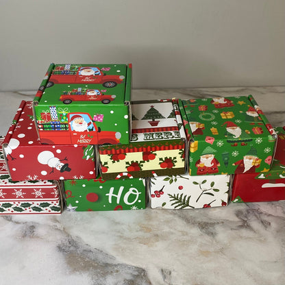 Christmas Gift Box with Crinkle Paper - Extra Small