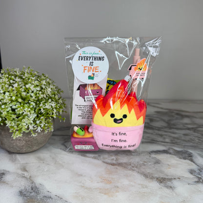 Bundled Set - Dumpster Fire Plush + More