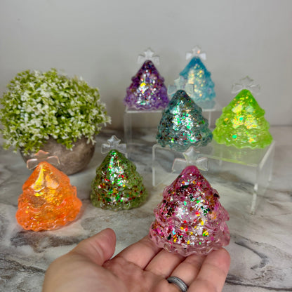 Squishy Toy - Christmas Glitter Tree