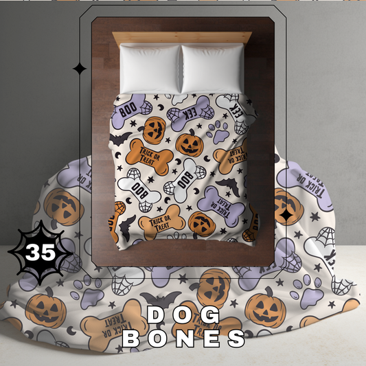 Blanket Halloween #35 - Dog Bones
