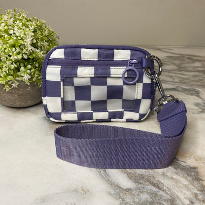 Rue - Nylon Wristlet Wallet - Checkered