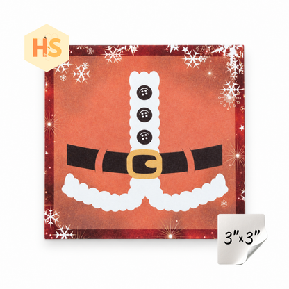 The Sticky Note Collection - Christmas Santa Snowflake