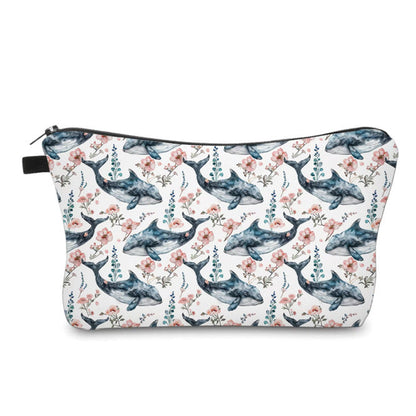 Pouch - Floral Whale