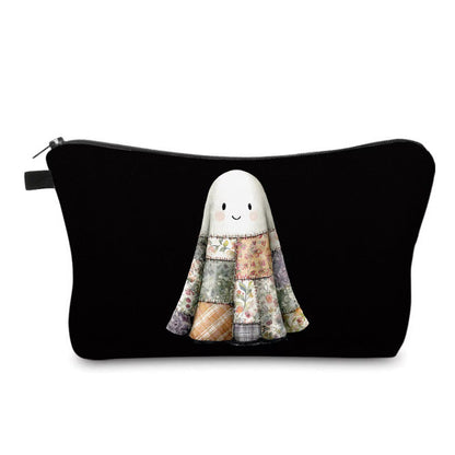 Pouch - Halloween Fall - Quilted Ghost