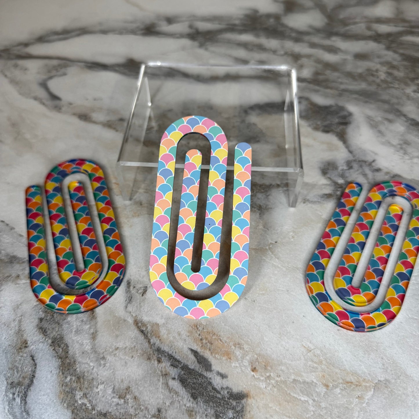 Jumbo Paperclip - Mermaid Rainbow