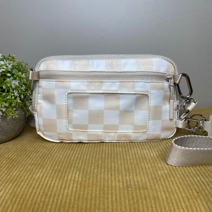 Remi - Nylon Crossbody Checkered - PREORDER