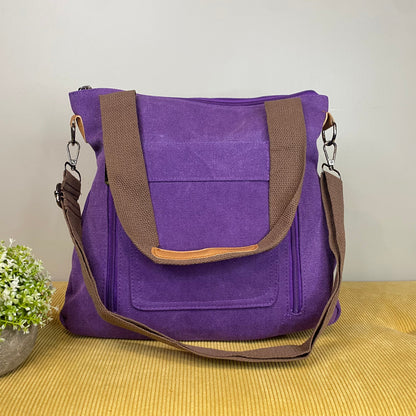 Caitlin - Canvas Satchel