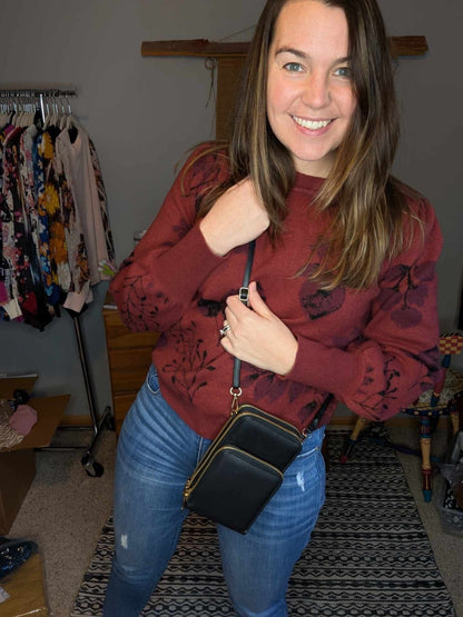 Ivy Crossbody Wallet + Purse - Navy