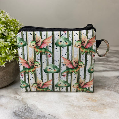 Mini Pouch - Dragon Cloud Stripes