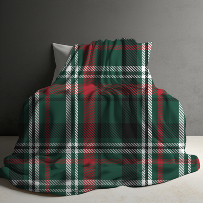 Blanket Christmas #8 - Green & Red Plaid - PREORDER