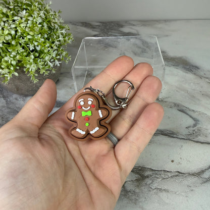 Keychain Clicker Toy - Christmas Gingerbread Man