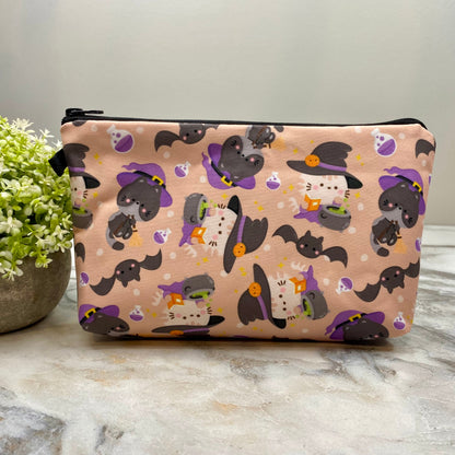 Pouch - Halloween Fall - Cat Witch