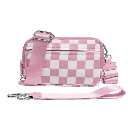 Remi - Nylon Crossbody Checkered - PREORDER