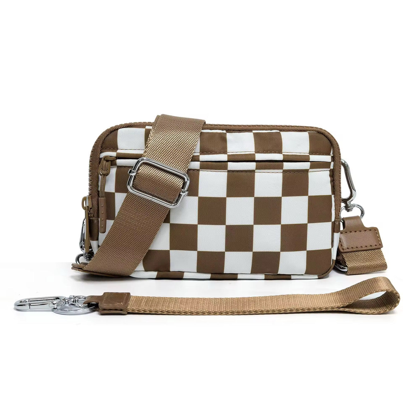 Remi - Nylon Crossbody Checkered - PREORDER