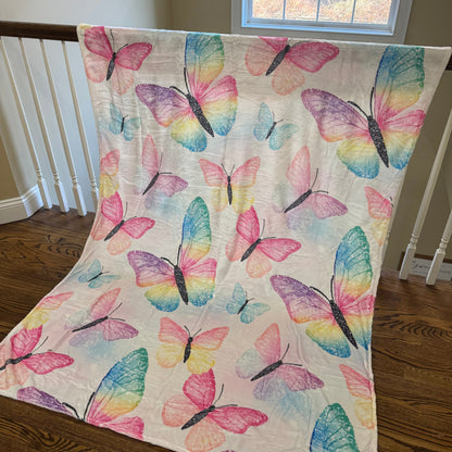 Blanket - Pastel Butterfly