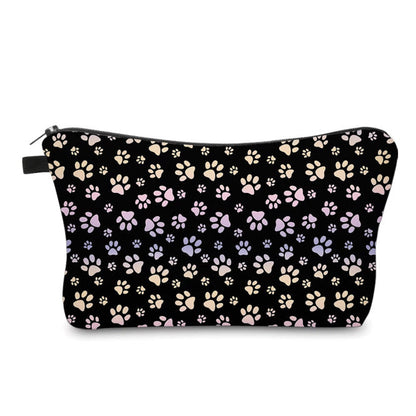 Pouch - Dog Cat Paw Pink Purple Ombre