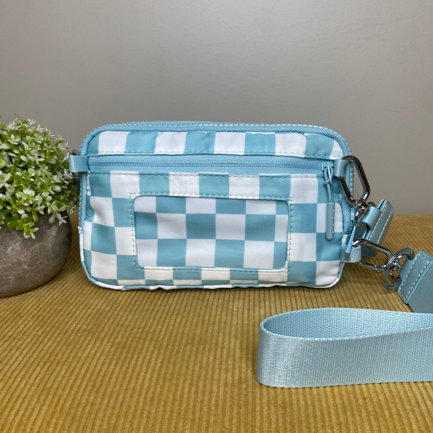 Remi - Nylon Crossbody Checkered