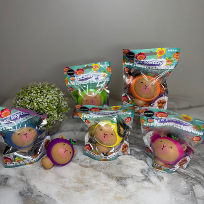 Fo Sqweezy Capybara Keychains Toy