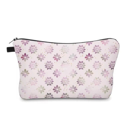 Pouch - Floral Purple Gold