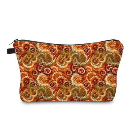 Pouch - Orange Green Red Swirl Tie Dye