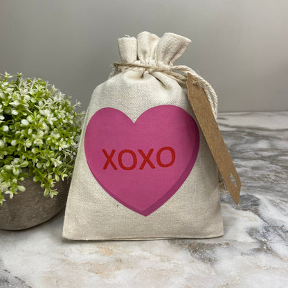 Mini Drawstring - Conversation Hearts