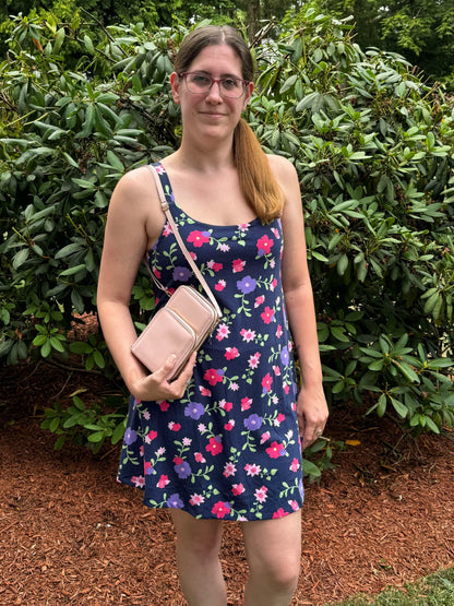 Ivy Crossbody Wallet + Purse - Sky Blue