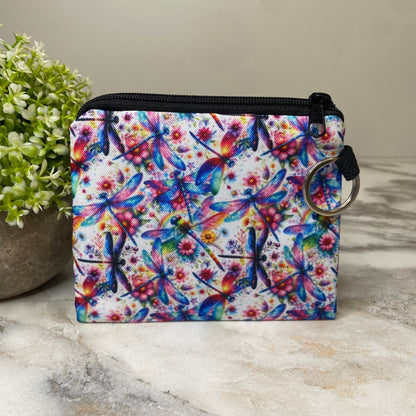 Mini Pouch - Rainbow Dragonfly