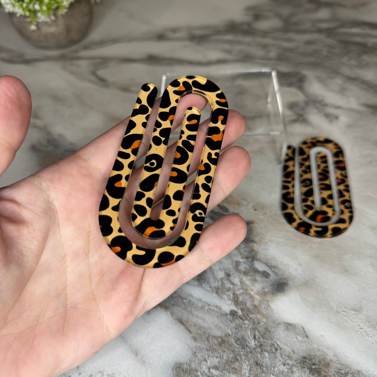 Jumbo Paperclip - Animal Print