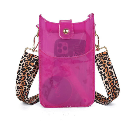 Ava - Colorful Clear, Slim Crossbody & Phone Bag