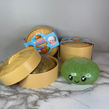 Squishy Toy - XL Jumbo Dumpling, Quick Squeeze Glitter