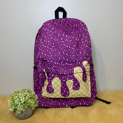 Ice Cream Drip Full Size Backpack