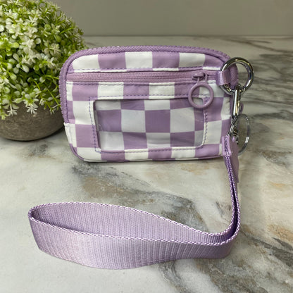 Rue - Nylon Wristlet Wallet - Checkered