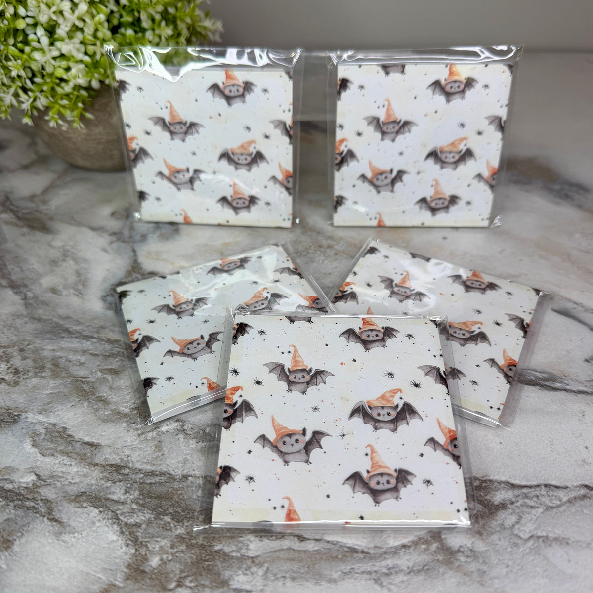The Sticky Note Collection - Halloween Bats & Witch Hats
